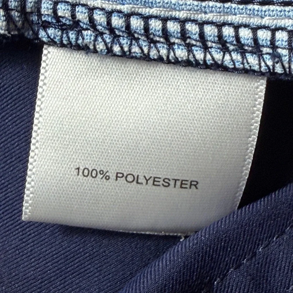 Peter Millar Men Navy Blue Performance 5-Pocket Pants 38x32 Straight Leg Preppy